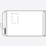 Versandtasche C4 weiß HK mF