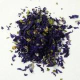 Malvenblüten blau großblättrig ganz